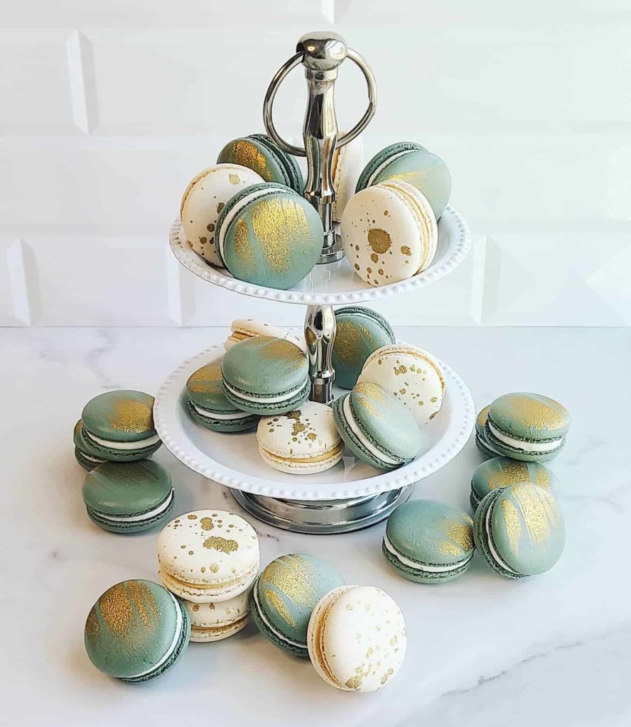 engagement party macarons