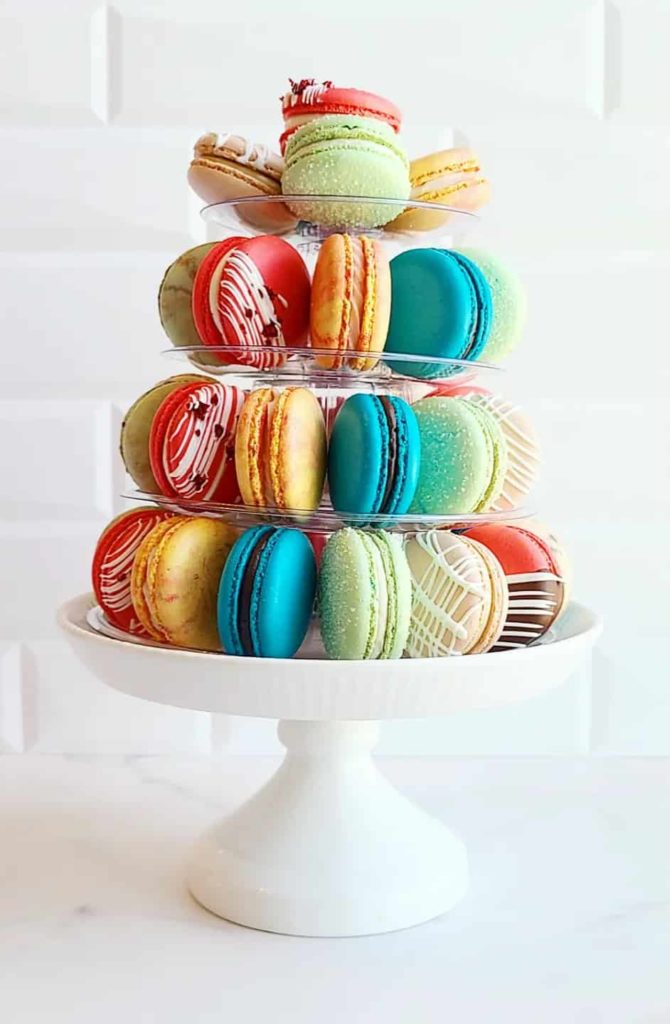 macaron tower for party